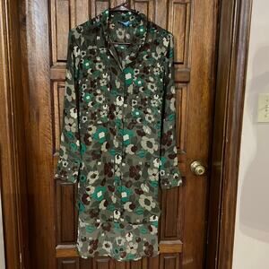 Lamour Nanette Lepore Camouflage Floral Dress Small NWOT
